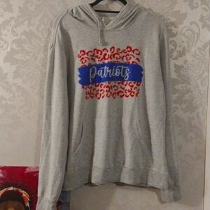 MAKE MARKET PATRIOTIC GRAPHIC SWEATSHIRT HOODIE L